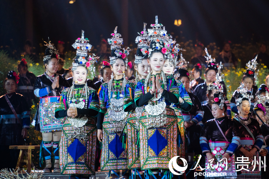 文化交流專場晚會現場。人民網 陽茜攝