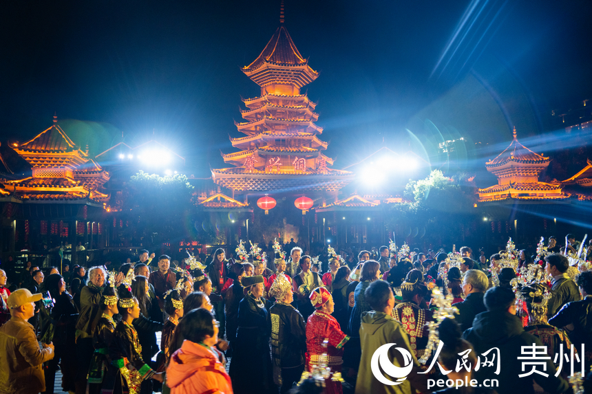 文化交流專場晚會現場。人民網 陽茜攝