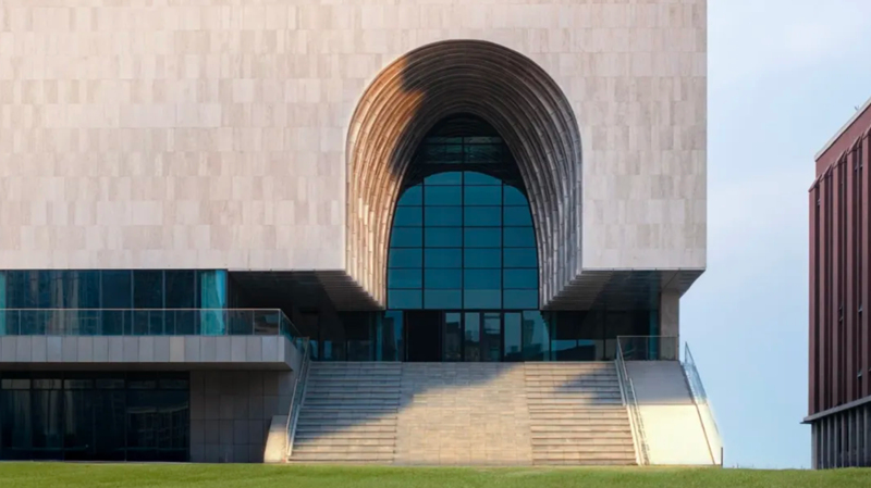 藝術中心主入口。