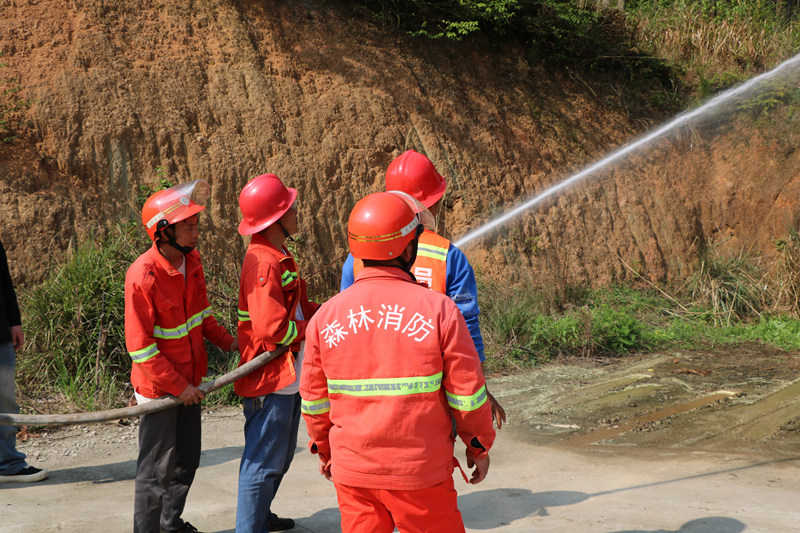 應急演練現場。