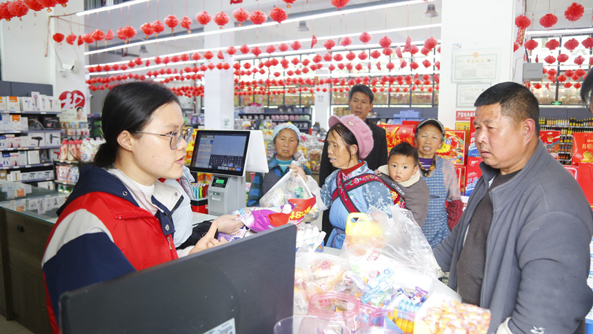 江勇用積分兌換生活物資。