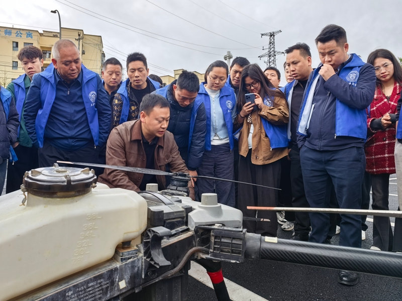 無人機實操現場。