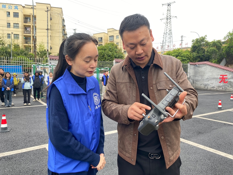 無人機實操現場。