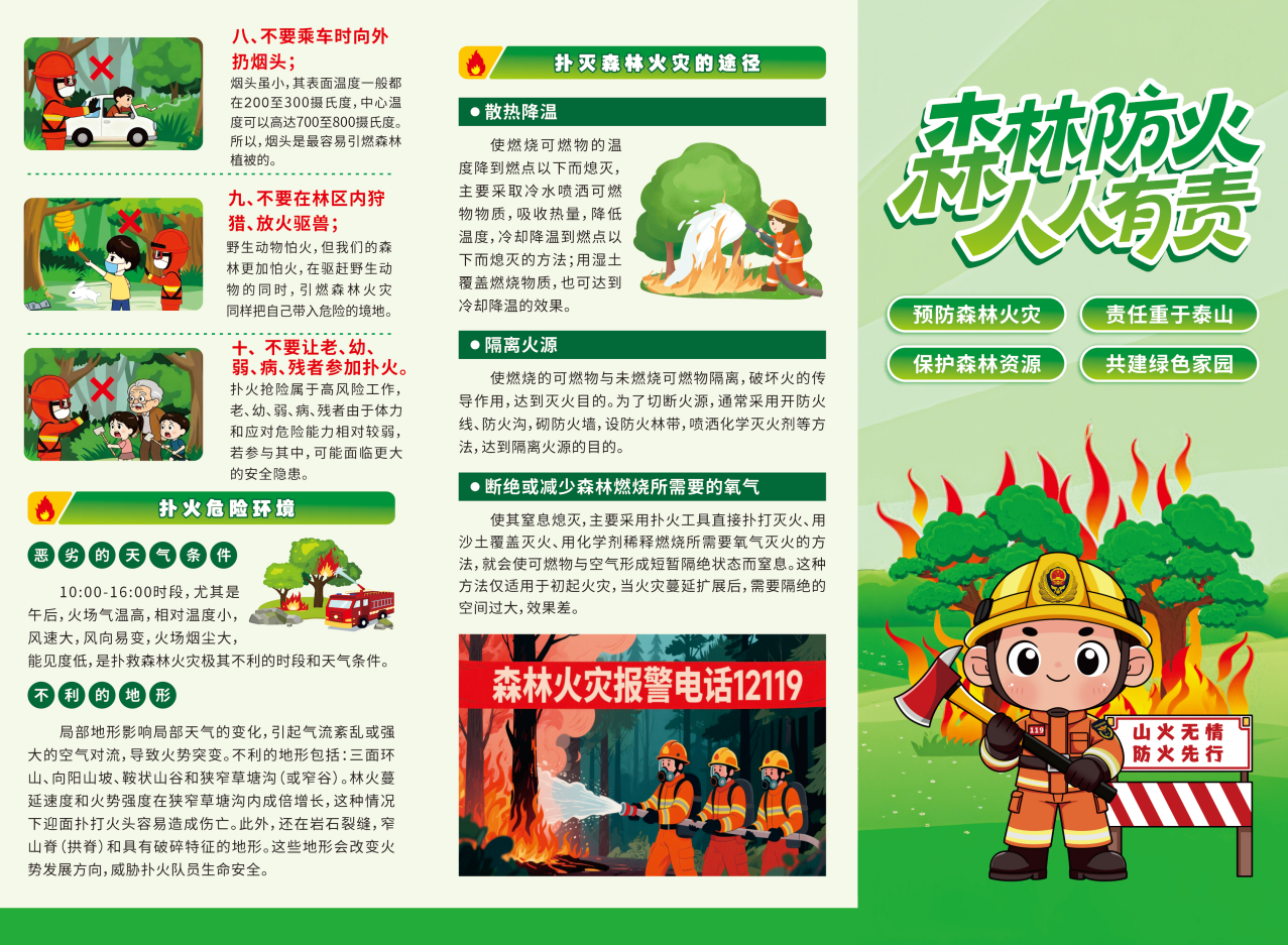 森林防火人人有責。