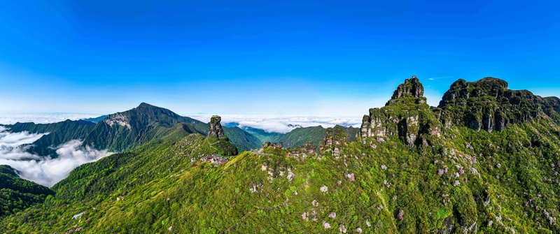 上春山 賞奇峰 貴州梵凈山迎登山熱潮上春山 賞奇峰 貴州梵凈山迎登山熱潮.jpg