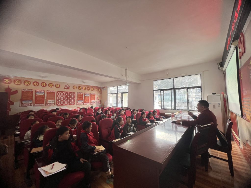 “詩詞文化進校園”系列活動現場。