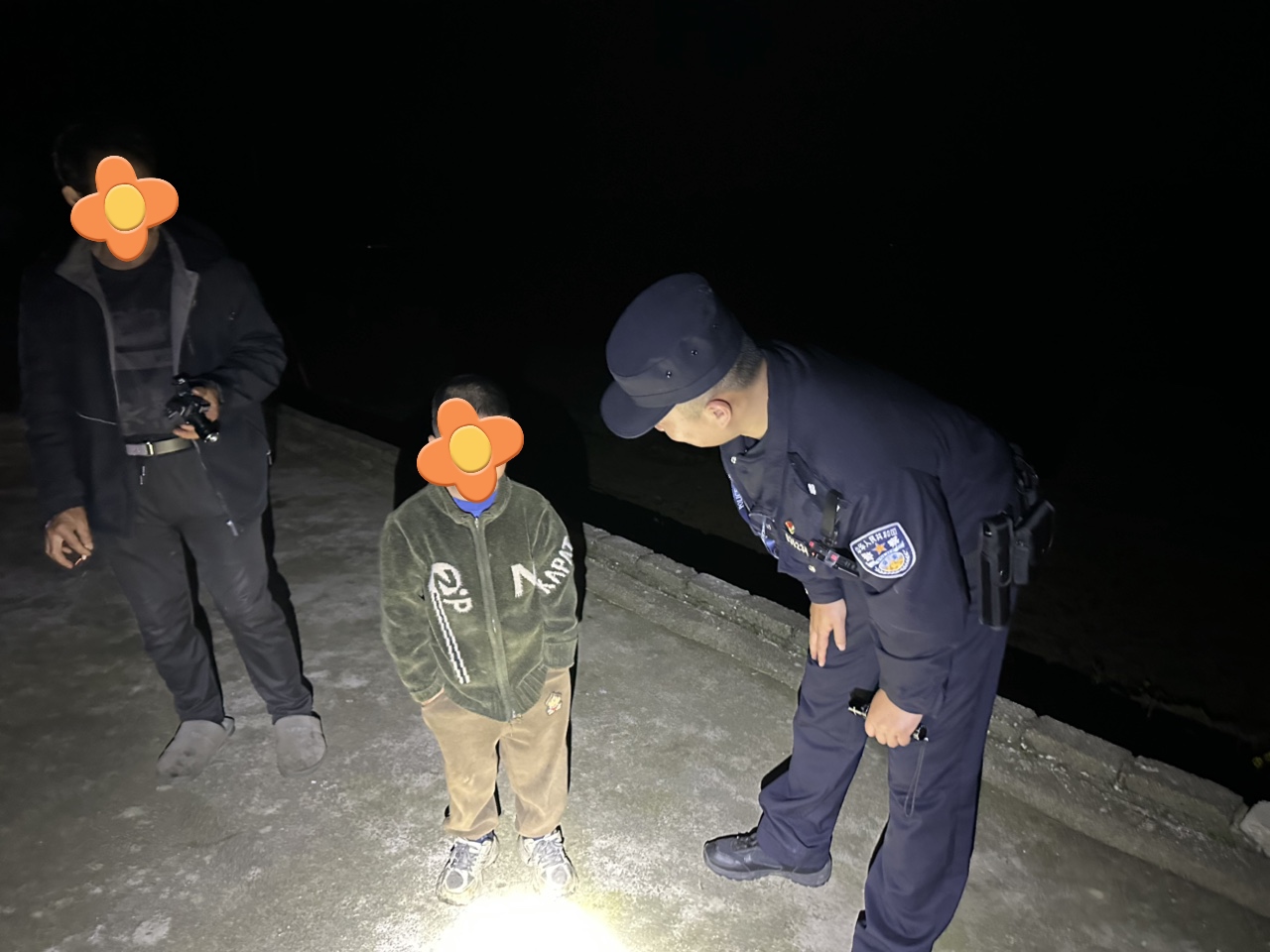 走失男童。葉夢(mèng)詩攝