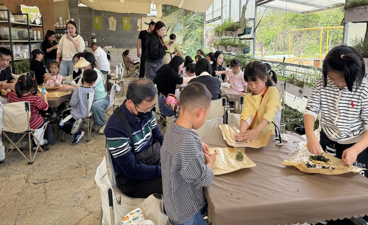 香草科普基地活動。