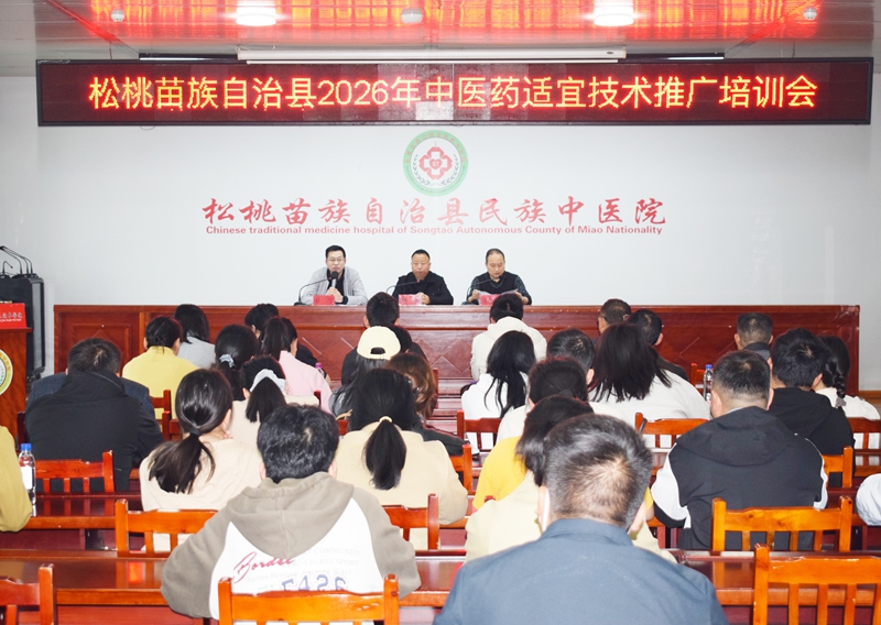 松桃為中醫類專業技術人員充電蓄能。