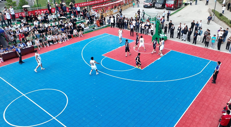 開陽縣“硒BA”小組賽比賽現場。 (5)