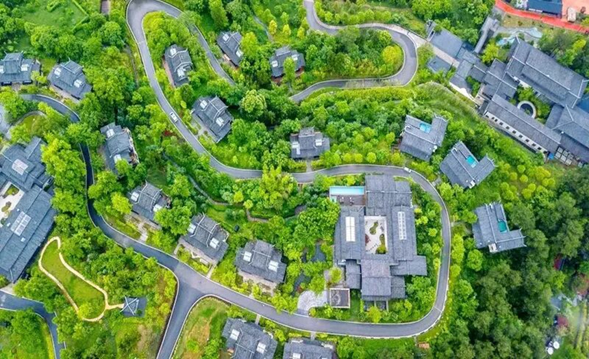 石阡佛頂山溫泉小鎮(zhèn)。