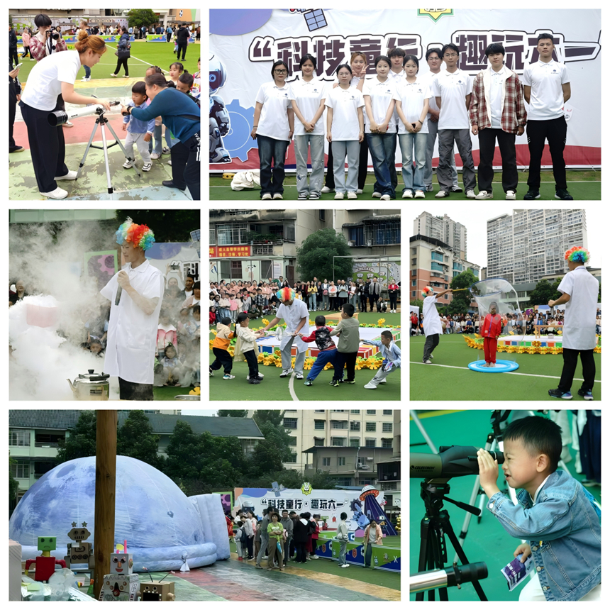 黔南師院物電學院到都勻市第二幼兒園開展科普教育活動。